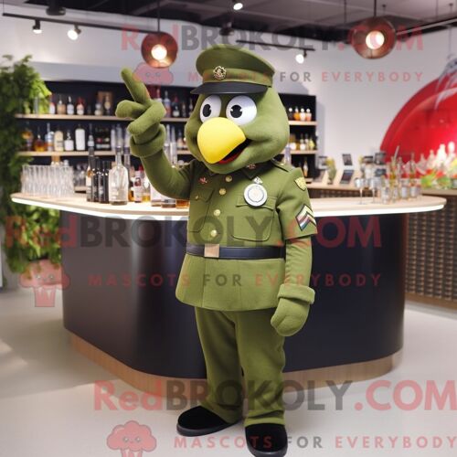 Personnage De Costume De Mascotte Redbrokoly D Appareil Photo Marron Habillé Avec Un Polo Et Des Lacets De Chaussures