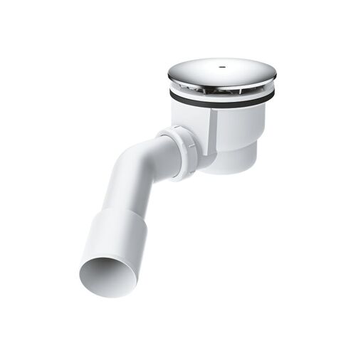 Clapet de vidage horizontal Pour receveurs de douche UNIVERSAL, chromé (49534000)