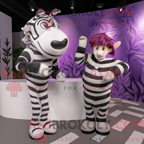 Costume De Mascotte Redbrokoly De Barracuda Rose Personnage Habillé Avec Un Jean Boyfriend Et Des Chapeaux