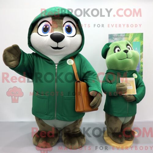 Personnage De Costume De Mascotte Redbrokoly De Pompier Rouge Habillé Avec Un Jean Boyfriend Et Des Noeuds Papillons