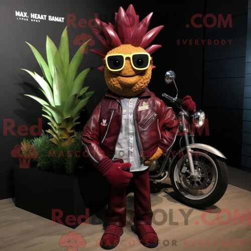 Costume Mascotte Redbrokoly De Hérisson Bleu Habillé D Un Imperméable Et De Pinces À Cheveux