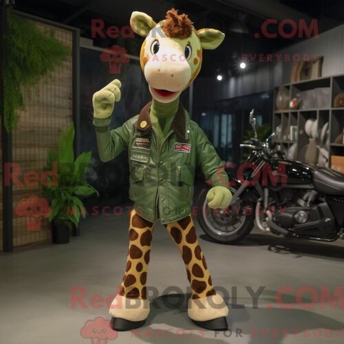 Costume De Mascotte Redbrokoly De Chien Vert Habillé D Un Maillot De Bain Et D Un Bracelet De Montres