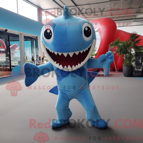 Costume De Mascotte Redbrokoly De Chauve-Souris Turquoise Habillé D Un Legging Et D Un Porte-Clés