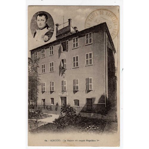 Carte Postale Ajaccio Maison Ou Naquit Napoleon 1er Corse