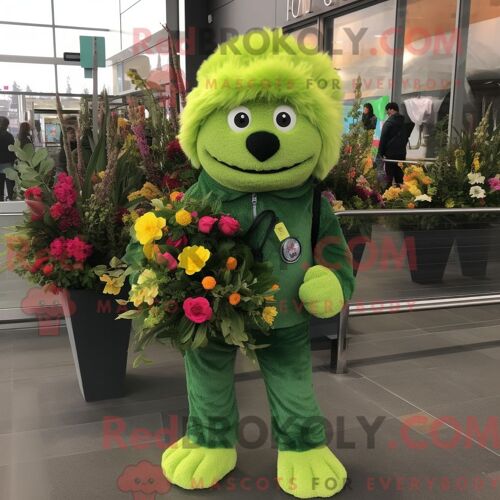 Personnage De Costume De Mascotte Redbrokoly D Appareil Photo Marron Habillé Avec Un Pantalon Habillé Et Des Lacets De Chaussures