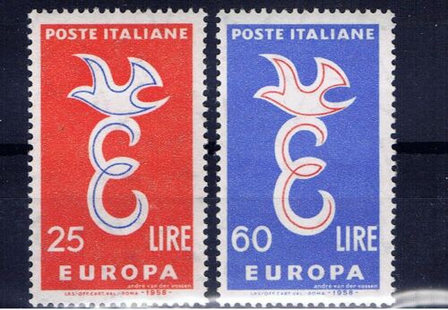 Italie Europa Cept 1958 Neufs** Luxe
