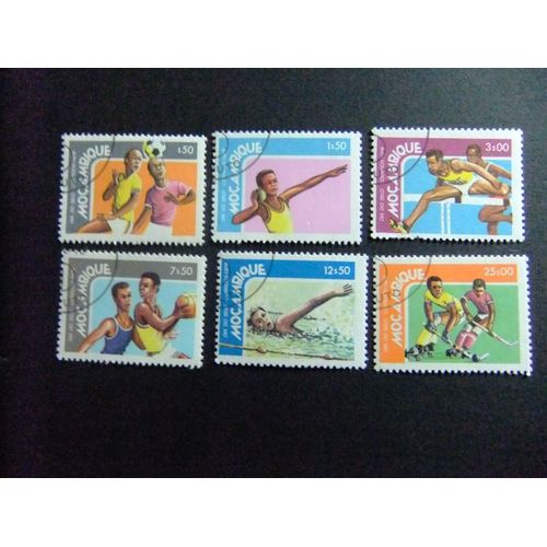 63 Moçambique Mozambique 1978 / Deportes Dia Del Sello / Yvert 666 / 671 Fu