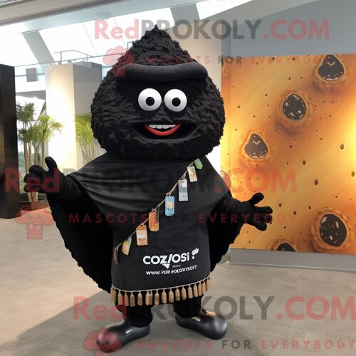 Personnage De Costume De Mascotte Redbrokoly De Feuille De Chou Doré Habillé D Une Salopette Et D Un Porte-Monnaie