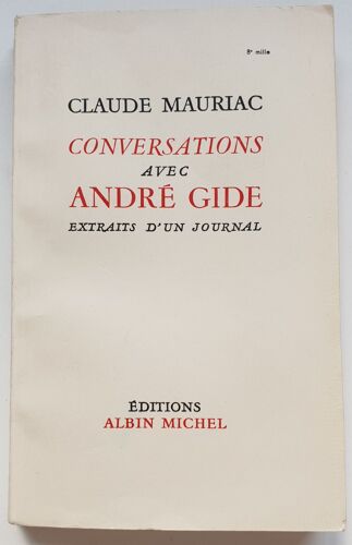 Conversations Avec André Gide : Conversations Avec André Gide