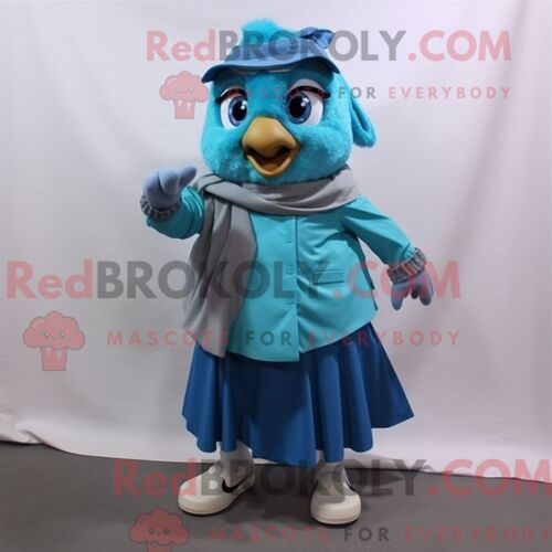 Costume De Mascotte Redbrokoly Peach Marine Recon Habillé D Une Robe Trapèze Et De Montres Intelligentes