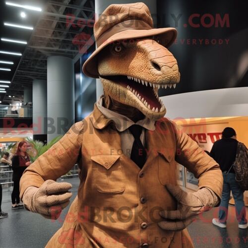Costume Mascotte Redbrokoly D Oignon Noir Habillé D Une Robe De Cocktail Et De Bérets