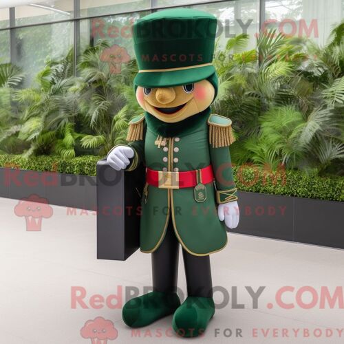 Costume Mascotte Redbrokoly De Personnage Rose Gris Habillé D Un Manteau Et De Cravates