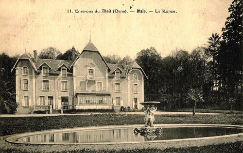 Carte Postale Ancienne, France, Orne ( 61 ), Environs Du Theil, Male, La Ronce