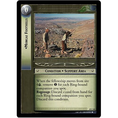 Le Seigneur Des Anneaux - Morgai Foothills (Collines Basses De Morgai) 8u110 Uncommon (Peu Commune) Siege Of Gondor (Siège Du Gondor) - Lotr
