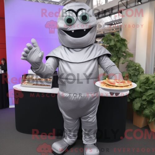 Personnage De Costume De Mascotte Redbrokoly De Chou-Fleur Marron Habillé D Une Robe De Soirée Et De Sacs Fourre-Tout