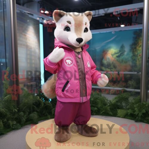 Personnage De Costume De Mascotte Redbrokoly De Poulet Frit Blanc Habillé Avec Une Chemise En Flanelle Et Des Foulards