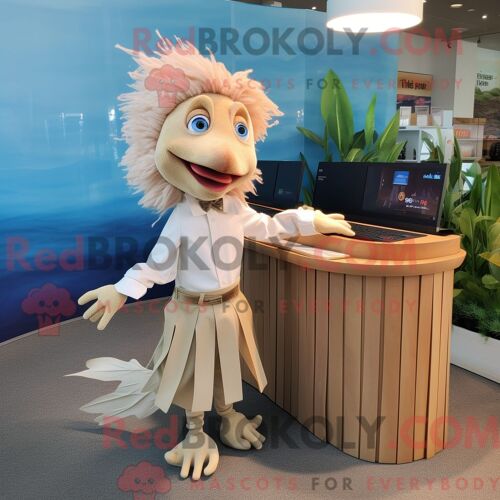 Personnage De Costume De Mascotte Redbrokoly De Gant De Baseball Habillé Avec Un Pantalon Et Des Montres Intelligentes
