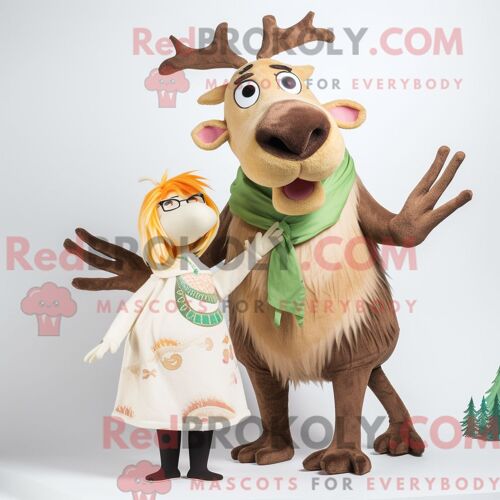 Costume De Mascotte Redbrokoly De Hot Dog Turquoise Personnage Habillé Avec Une Barboteuse Et Des Chapeaux