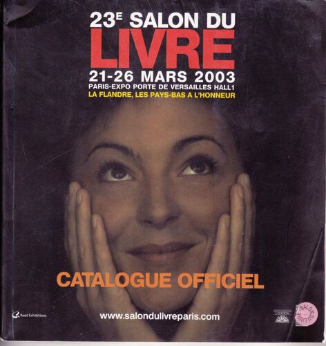 Salon Du Livre  N° 23 : Catalogue Officiel 2003