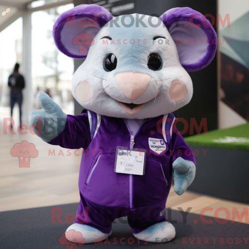 Personnage De Costume De Mascotte Redbrokoly D Artiste De Trapèze Rouille Habillé D Un Sweat À Capuche Et De Coussinets De Pieds