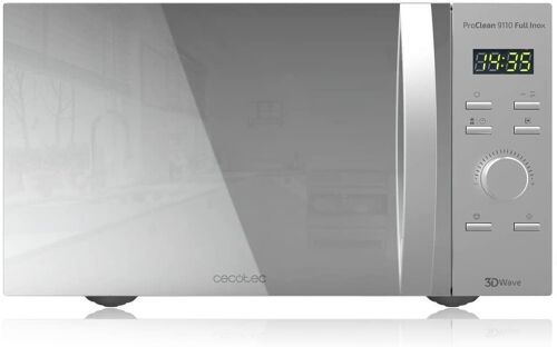 Micro-Ondes De 30l Avec Grill Et 8 Programmes 1000w Gris