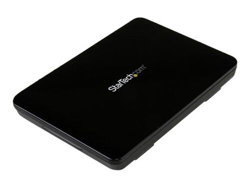 StarTech.com Boîtier USB 3.1 (10 Gb/s) sans outil pour disque dur SATA de 2,5" - Boîtier HDD / SSD SATA portable avec USB-C - Boitier externe - 2.5" - SATA 6Gb/s - USB 3.1 (Gen 2) - noir
