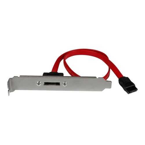 StarTech.com Adaptateur / Câble de slot SATA vers eSATA à 1 port - Équerre Serial-ATA vers eSATA avec cordon interne de 45cm - Panneau SATA interne vers externe - Serial ATA 150/300/600 - SATA (F) pour eSATA (M) - 45.72 cm - pour P/N:...