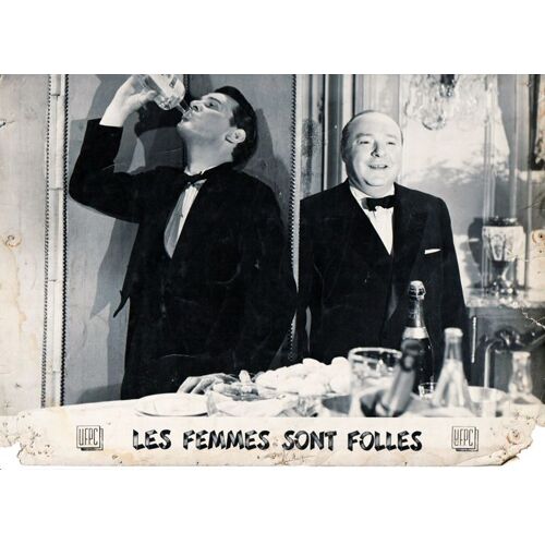 Les Femmes Sont Folles : Photo Cartonnée D'exploitation Cinématographique - Format 24x30 Cm - De Gilles Grangier Avec Gaby Sylvia, Raymond Rouleau, Colette Richard, Noël Roquevert - 1950 #