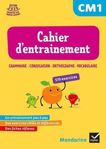 Français Cahier D'entraînement Cm1 - Grammaire, Conjugaison, Orthographie, Vocabulaire