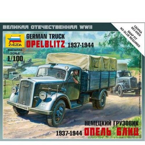 Maquette Camion Allemand Opel Blitz 1937-1944-Zvezda