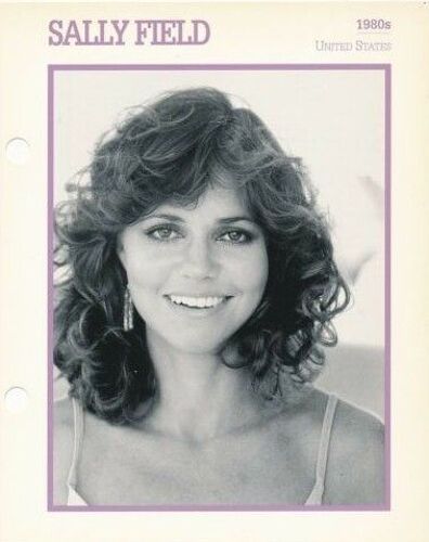 Movie Star Card [Carte Perforée En Langue Anglaise] Sally Field