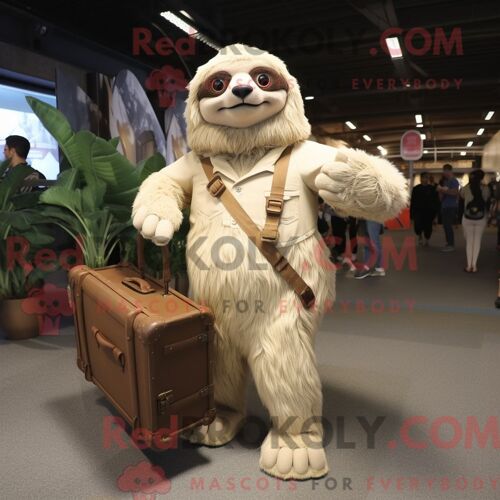 Costume De Mascotte Redbrokoly De Caille Jaune Citron Habillé D Un Short En Jean Et De Ceintures De Smoking