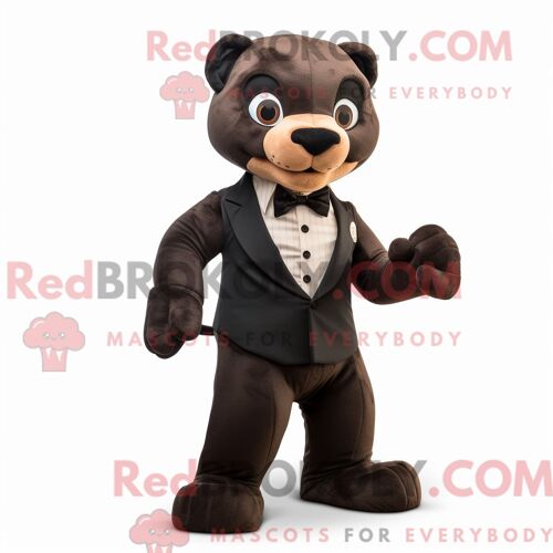 Personnage Mascotte Redbrokoly Du Monstre De Frankenstein Habillé D Une Combishort Et D Écharpes