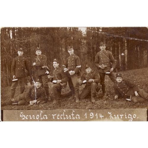 Escouade De Recrues En 1914