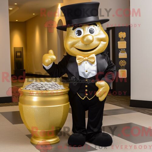 Costume De Mascotte Redbrokoly De Saumon Argenté Habillé D Une Barboteuse Et De Sacs Fourre-Tout