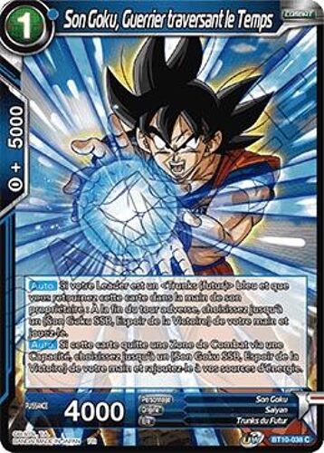 Bt10-038 Son Goku, Guerrier Traversant Le Temps Commune