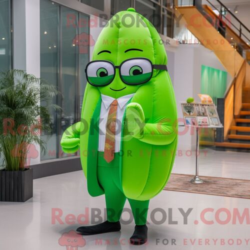 Costume Mascotte Redbrokoly De Crocodile Argenté Personnage Habillé D Un Short Et De Besaces