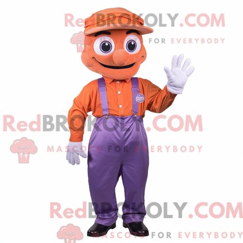 Costume De Mascotte Redbrokoly De La Garde Royale Britannique Grise Habillé D Un Débardeur Et De Montres-Bracelets