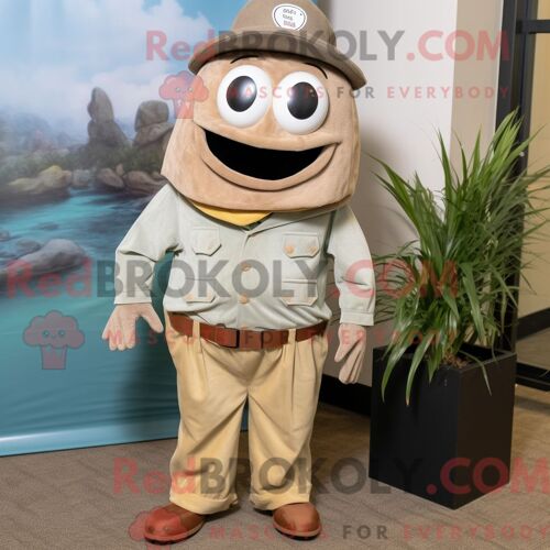 Costume De Mascotte Redbrokoly De Vache En Jersey Jaune Citron Personnage Habillé Avec Une Robe Taille Empire Et Des Épingles À Châle