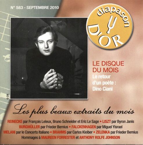 Diapason D'or - Septembre 2010 - Cd