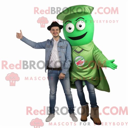 Costume De Mascotte Redbrokoly D Officier De Police Peach Habillé D Une Veste De Moto Et D Anneaux