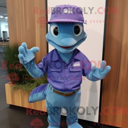 Costume De Mascotte Redbrokoly De Dimorphodon Jaune Habillé Avec Un T-Shirt Henley Et Des Pochettes