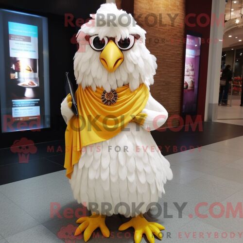 Costume De Mascotte Redbrokoly De Magicien Rouge Habillé D Une Chemise En Flanelle Et De Mitaines