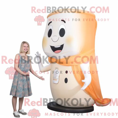 Mascotte Redbrokoly D Âne Jaune Costume De Personnage Habillé Avec Une Jupe-Culotte Et Des Lunettes De Soleil