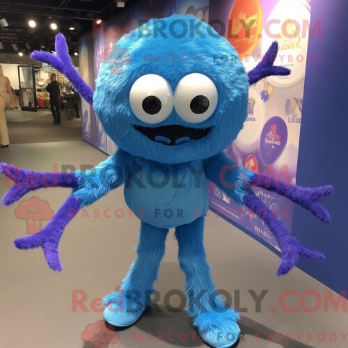 Costume De Mascotte Redbrokoly De Barres De Chocolat Bleu Sarcelle Habillé Avec Un T-Shirt À Col En V Et Des Lacets De Chaussures