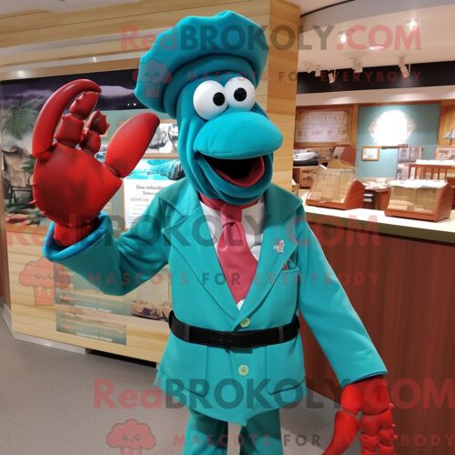 Costume De Mascotte Redbrokoly De Vache En Jersey Vert Citron Personnage Habillé D Une Veste De Motard Et De Lacets De Chaussures