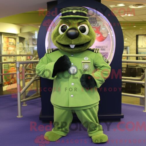 Costume Mascotte Redbrokoly De Gant De Boxe Bleu Ciel Habillé D Un Blouson Aviateur Et De Porte-Documents