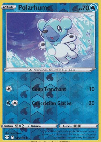 Carte Pokemon - Polarhume - 48/189 - Reverse - Épée Et Bouclier 3 Ténèbres Embrasées