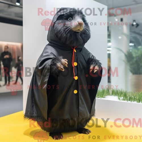 Personnage De Costume De Mascotte Redbrokoly De Merle Doré Habillé Avec Un Pantalon De Jogging Et Des Lunettes