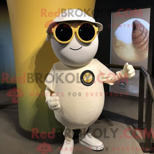 Mascotte Redbrokoly De Personnage De Cerise Habillé Avec Une Jupe Crayon Et Des Gants